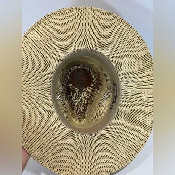 Charlie 1 Horse Women's Straw Western Cowboy Hat Size Medium- Thunderbird - Picture 6 of 7